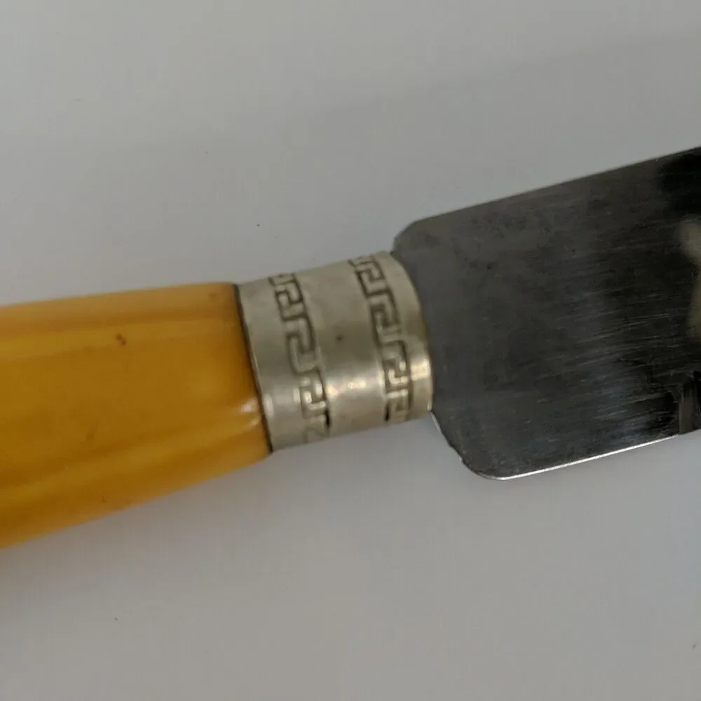 Westall Richardson Forever Sharp Sheffield England Knife Gold Bakelite Handle